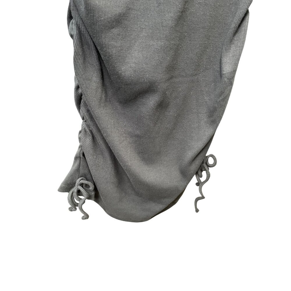 True Religion Womens Black HS Side Ruch Dress Size L SKU 9080 - Picture 8 of 11